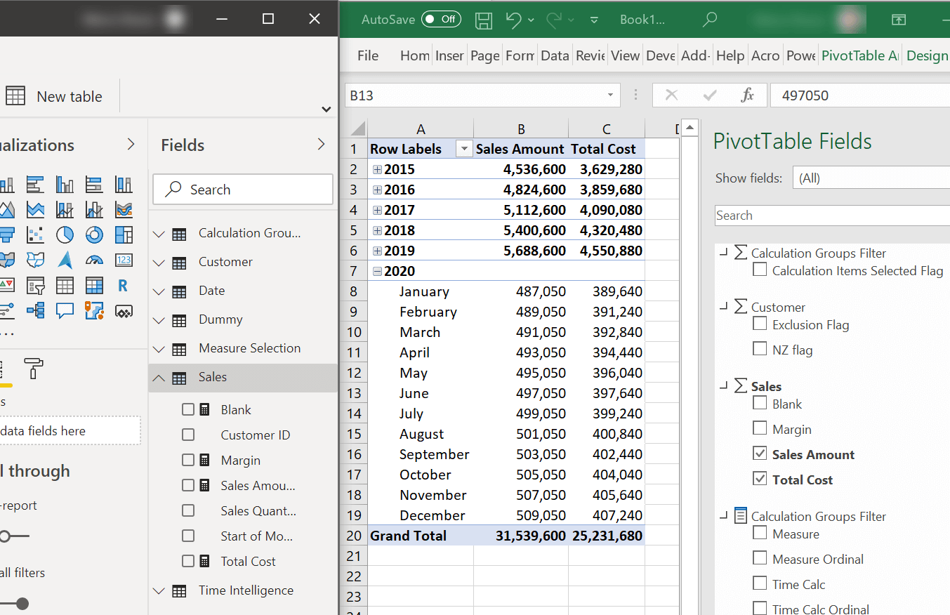 save dataset as excel file c#